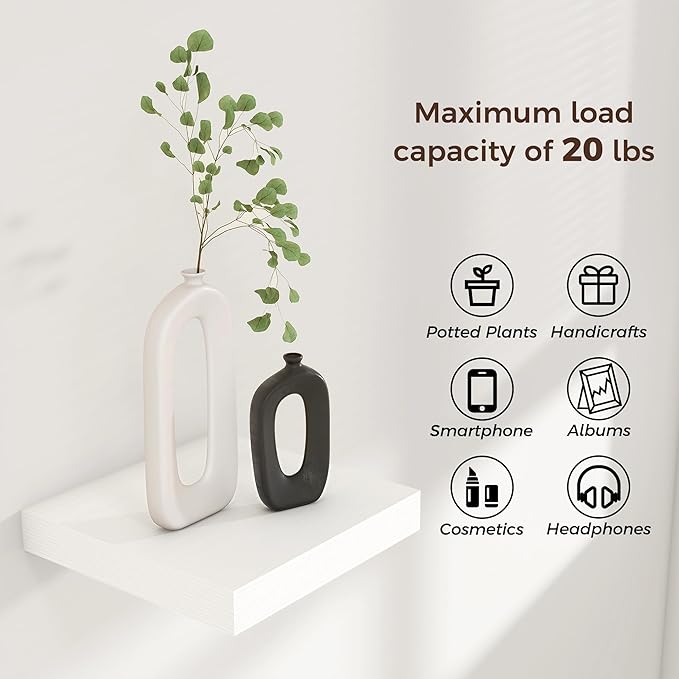 Square Floating Shelves for Wall 12