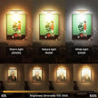 2Pcs Picture Light for Wall Dimmable,Remote Painting Light with Timer,Art Display Lighting with 3 Color, Battery Operated Led Accent Lights for Poster Frame Gallery Portrait Artwork-Gold