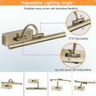 Wireless Picture Lights for Wall,12 Inch Battery Operated Picture Light,3CCT Dimmable Lights for Pictures on Wall with Timer and Remote for Display Photo Frame (Antique Bronze, 12inch)