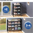 Abiglifty 4-Tier Expandable Shoe Rack,17
