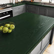 Wallercity Blackish-Green Wood Grain Contact Paper for Cabinets Dark Green Textured Wood Wallpaper Peel and Stick Countertops Vinyl Waterproof Wooden Wall Paper for Countertop Desk Table 15.8''x236''