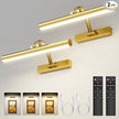 Picture Lights for Wall Rechargeable, 5200mAh Battery Operated Poster Light with Remote & Timer, 13