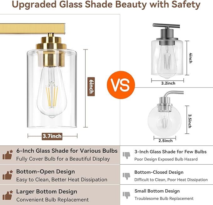 4-Light Bathroom Light Fixtures, 27