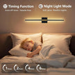 Battery Operated Wall Sconces Set of Two - Wireless Rechargeable Wall Light with Remote - Black Gold LED Wall Lamp Dimmable Modern Home Decor for Bedroom Living Room 31.5 Inch (2 Pack)