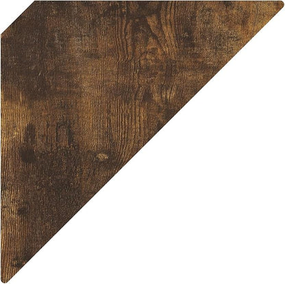 Furinno Rossi Triangle Floating Shelves for Wall, Set of 3 Geometric Corner Shelf, Wall Mounted Shelves for Bathroom, Home Office, Living Room, Amber Pine
