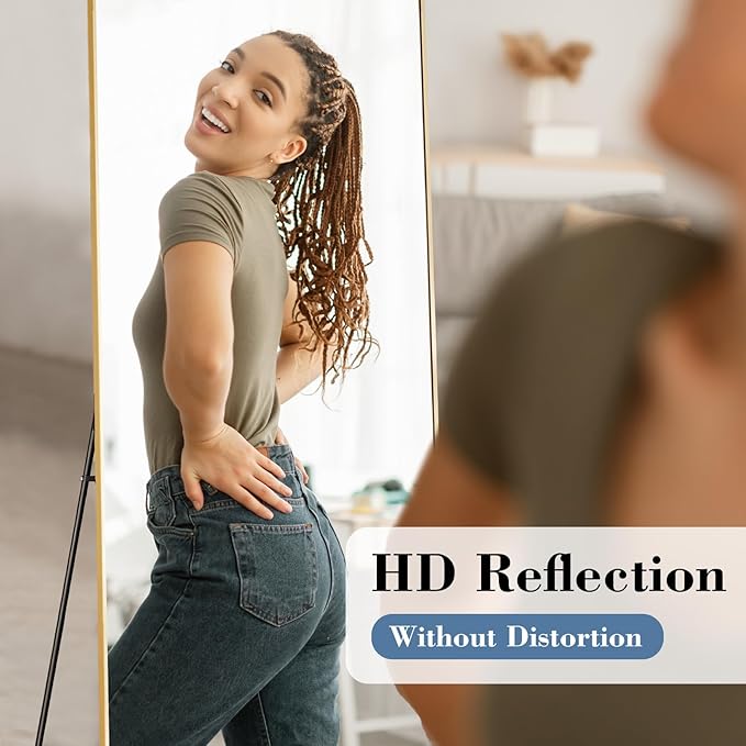 DUMOS Full Length Mirror with Stand, 65