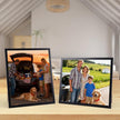 Hoikwo 18 Packs 10x12 Black Plastic Multi Picture Frames Set with Plastic Cover, for Family Photos, Artwork, Light Weight Bulk 10 by 12 Frames Pack for Wall Hanging and Table, Stylish Picture Frames
