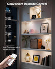 6 Pack Under Cabinet Lighting Wireless with Charging Station, Small 6'' Led Rechargeable Motion Sensor Light Indoor, 3CCT Dimmable Closet Light, Under Counter Light for Pantry, Bookshelf, Stair