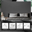 wishFIRE Black Grey Textured Peel and Stick Wallpaper 15.7