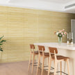 Natural Bamboo Wall Panel for Interior Wall Decor, Renewable Pole Wrap Wainscoting Paneling for Wall Ceiling Furniture Cabinet Office, 12 x 96 Inch, Raw