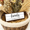 Family Sign, Decorative Framed Wooden Box Sign, Modern Farmhouse Home Decor, Living Room Decors, Kitchen Decor Art, Shelf Counter Tabletop Decoration, Housewarming Gift YZP 012