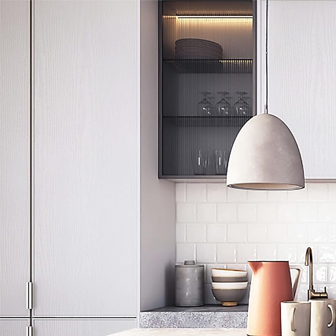 Heroad Peel and Stick Wallpaper Wood Contact Paper Wood Wallpaper White Wood Grain Contact Paper Thicken Textured for Cabinets and Drawers Countertops Waterproof Self Adhesive Vinyl 23.6