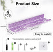 Rainbow Glitter Acrylic Floating Shelves, 15.7