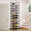 OYREL Shoe Rack, Sturdy Metal Shoe Rack Organizer,Narrow Shoe Racks for Closets,Shoes Rack,Shoe Stand,Shoe Shelf