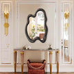 AAZZKANG Large Wall Mirror Retro Irregular Wall Mirror 28
