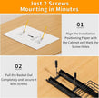 RCHYFEED Pull Out Spice Rack Organizer for Cabinet,Slide out Spice Organizer for Inside Cabinets,Heavy Duty Spice Organization for Kitchen and Pantry,Seasoning,Sauces(1-Tier,4.5