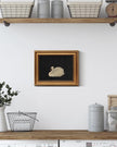 HUARCEY Gold Framed Vintage Wall Art for Living Room, Grace Swan Art Painting Pictures Rustic Animal Bathroom Prints Farmhouse Wall Decor Mother's Day Gifts for Mom Canvas Swan Shelf Decor for Bedroom