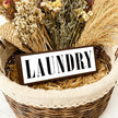 Laundry Sign, Decorative Framed Wooden Box Sign, Laundry Room Decor for Wall Tabletop, Farmhouse Home Decor, Washing Room Decoration, Rustic Wood Decoration, Housewarming Gift