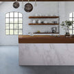 practicalWs Marble Wallpaper Granite White and Grey Paper Roll 23.6
