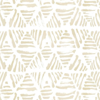 Peel and Stick Wallpaper Boho Wallpaper Geometric Beige and White Contact Paper Modern Striped Self-Adhesive Removable Wall Paper for Bedroom Cabinets Drawers Vinyl Roll 17.3" x 78.7"