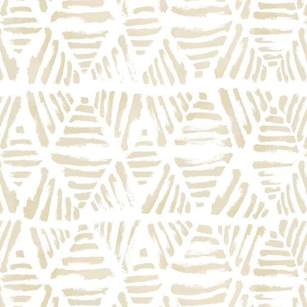 Peel and Stick Wallpaper Boho Wallpaper Geometric Beige and White Contact Paper Modern Striped Self-Adhesive Removable Wall Paper for Bedroom Cabinets Drawers Vinyl Roll 17.3" x 78.7"