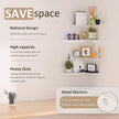 8x11.8 Inch Corner Shelf Wall Mount Set of 4, White Acrylic Corner Floating Shelves, Wall Organizer Shelf for Bathroom, Kitchen, Bedroom, Living Room, Dining Room, Office