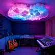 3D Thundercloud Night Light - Smart RGB LED Strip Light, USB-Powered Ceiling Mount Ideal for bedrooms, Games Rooms and Party Decorations, Features Colour-Changing Ambient Lighting (500cm)