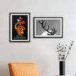 upsimples 13x19 Picture Frame Set of 5, Display Pictures 11x17 with Mat or 13 x 19 Without, Wall Gallery Poster Frames, Black
