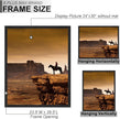 A PLUS MAX 24x30 Picture Frame Set of 2, Black Engineered Wood Frame for 24 x 30 Inch Picture Poster Photo, Light Weight 24 by 30 Frame with Wood-grain for Wall - 2 Pack/Black/24 x30