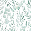 WENMER Green Leaf Wallpaper Floral Peel and Stick Wallpaper 17.7
