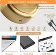 Picture Light for Wall, Dimmable Battery Operated Art Light, Picture Frame Light with Remote & Timer, Cordless Wall Sconce with 3 Colors Temperature for Pantings, Photo Gallery(Brass, 23.6inch)