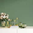 VEELIKE Vintage Sage Green Wallpaper Peel and Stick Thick Green Contact Paper for Cabinets Walls Countertops Waterproof 15.7''x354'' Green Removable Wallpaper for Bedroom Bathroom Kitchen Furniture