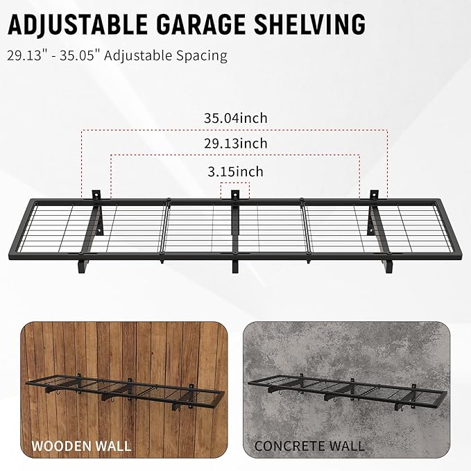 Garage Wall Shelves, 46