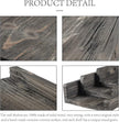 Freezing point Small Floating Shelf for Wall Set of 4 Natural Wood 4Inch Mini Wall Shelves Decor Plant Display Collectibles Mounted Kitchen Bathroom Bedroom Corner Decorative Storage Tiny Stand Brown