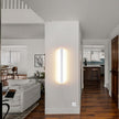 Modern Plug in Wall Sconces, 23.6 inch Frosted White LED Long Wall Lights, 12W Warm White 3000K Acrylic Indoor Wall lamp,with 59