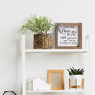 6 Inch Funny Office Decor, Wooden I Do Not Have Ducks I Have Squirrels Sign, Rustic Desk Decorations for Women Office Cubicle Accessories Table Shelf Bathroom Farmhouse Home Decor