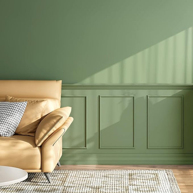 Peel and Stick Wall Molding Kit, INMOZATA 3 Sets 3D Pre-Cut Accent Molding Trim Wainscoting Panels for Interior Wall Decor Living Room Bedroom Entryway Plain Door (24" x 16")