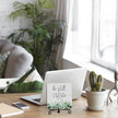 Inspirational Christian Desk Decor, Be Still And Know That I Am God Eucalyptus Sign, Desk Decorations For Office Home Living Room Bathroom, Eucalyptus Shelf Decor, Wooden Plaque With Stand (09)