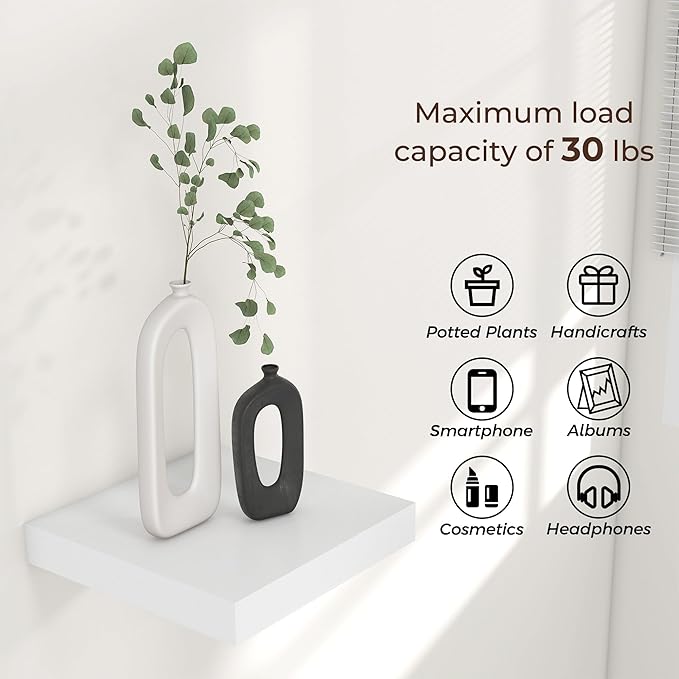 Square Floating Shelves for Wall 12