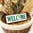 Irish Welcome Sign, Irish Gnome Decor, Decorative Wooden Signs and Plaques, St Patricks Day Themed Decoration for Front Door, Modern Farmhouse Home Decor, Housewarming Decors, 9.5x3.1x1 inches