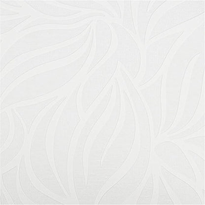 Graham and Brown 18390 Eden Wallpaper White, 20.5 x 396 inches