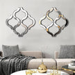 DMDFIRST Arc-Shaped Decorative Wall Mirror Silver 20