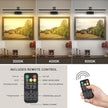 LED Battery Operated Picture Lights with Remote Wireless Art Lighting for Wall 23.6 Inch Rechargeable Painting Black Frame Light Dimmable 3CCT Gallery Light for Library Portrait