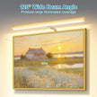 LED Picture Lights for Paintings Plug in, Adjustable Art Light Gallery Wall Light for Display Art Work, 16inch 6W 3000K Warm White, Gold Finish CRI80+