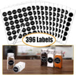 SWOMMOLY Magnetic Spice Rack Organizer with 28 Glass Spice Jars, 396 Spice Labels with Chalk Marker and Funnel Set for Refrigerator, Metal Fridge, Microwave, Cabinet, Countertop,12.9