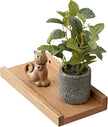 Oak Floating Shelves Natural Wood Wall Mounted Display Picture Ledge for Home Office Living Room Bedroom Storage 6X12 Inch