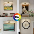 Picture Light Battery Operated with Remote LED Dimmable Picture Light for Paintings, Brass Rechargeable 24 inch Battery Operated Wall Sconce for Art Lighting Gallery Portrait Artwork