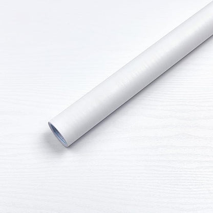 COSNIGHT White Wood Grain Contact Paper Self-Adhesive - Removable Peel and Stick Wallpaper for Kitchen Cabinets, Countertops and Home Decor - Wall Vinyl Wrap Waterproof 15.7In x 118In Renter Friendly