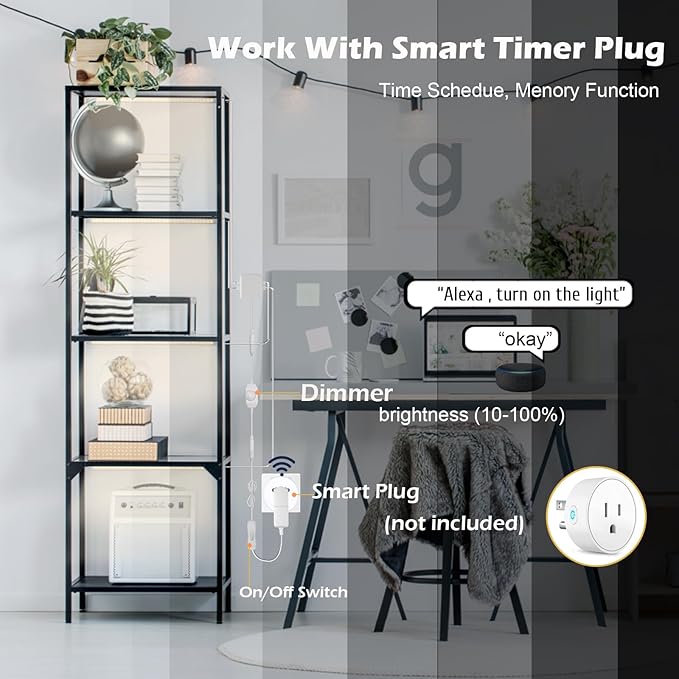 V-Shape Under Cabinet Lighting Kit - 4pcs 12