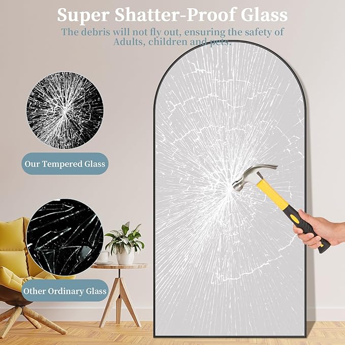 Full Length Mirror with Stand, 76